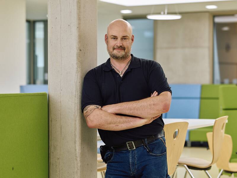 Bild von Christian Schulz, Hausmeister Lucian-Reich-Schule